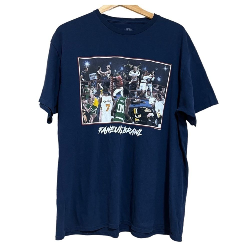 Boston Sports Faneuil Brawl Unisex T-shirt Size XL